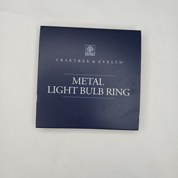 Crabtree & Evelyn Vintage Metal Light Bulb Ring New In Box For Aromatherapy - Picture 1 of 3